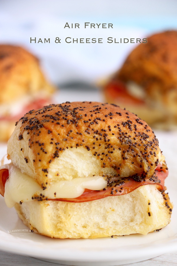 Air Fryer Ham and Cheese Sliders