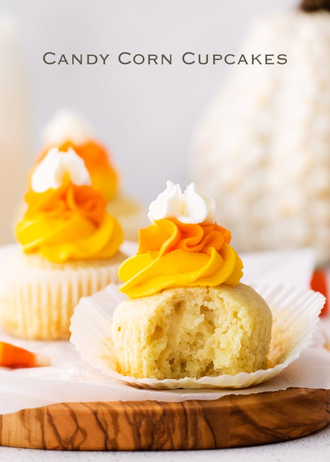 Candy Corn Cupcakes