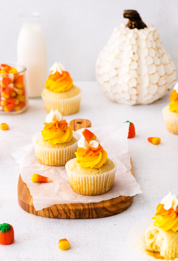 candy corn dessert