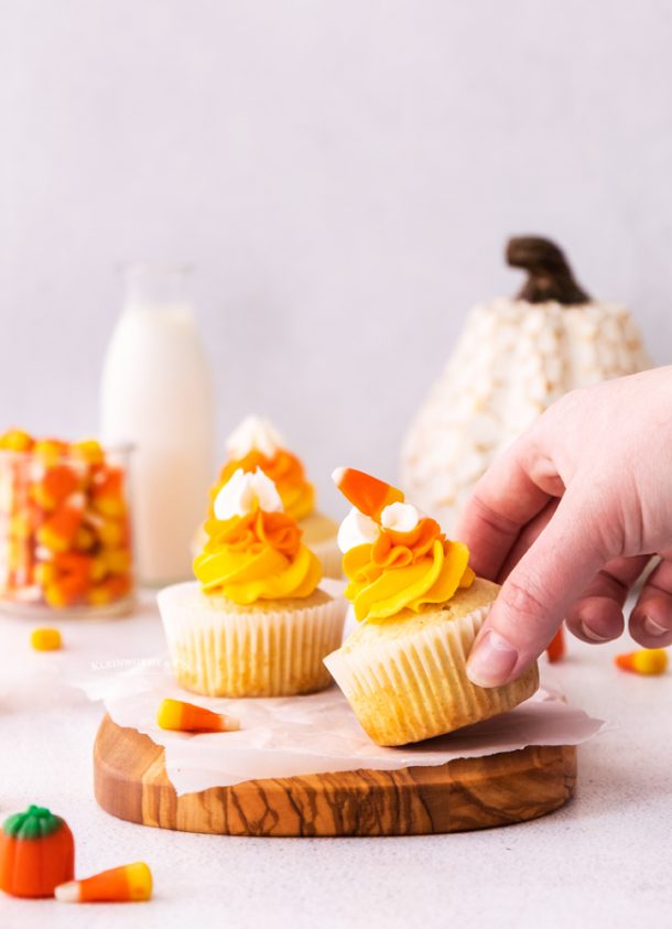 Candy Corn Cupcakes Taste of the Frontier