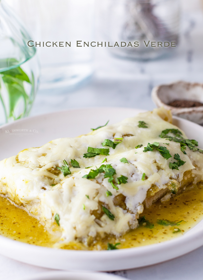 Chicken Enchiladas Verde