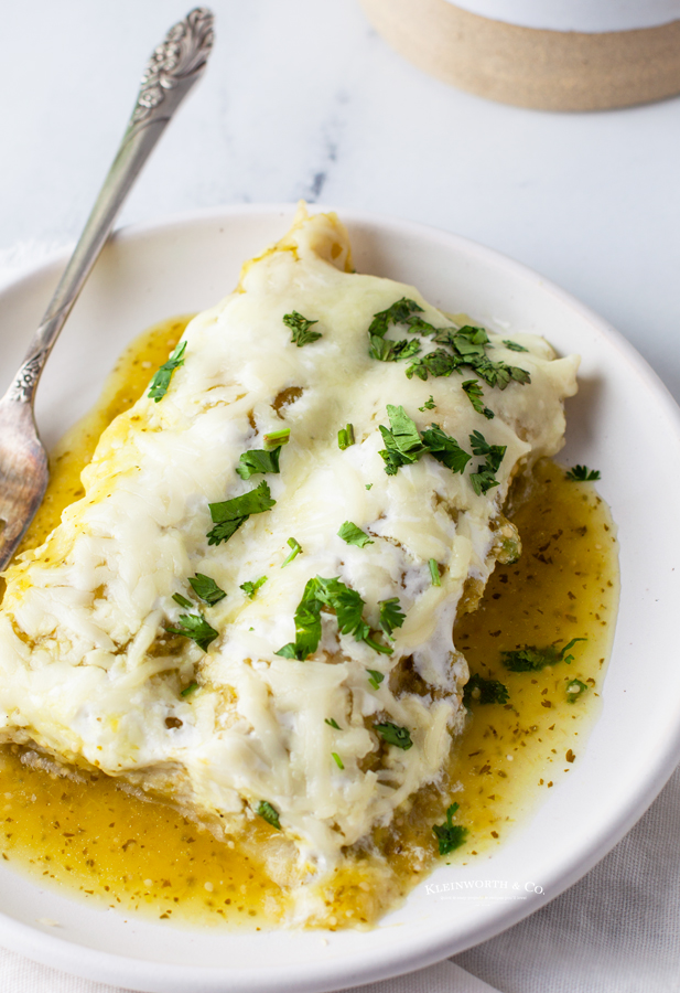 recipe for Chicken Enchiladas Verde