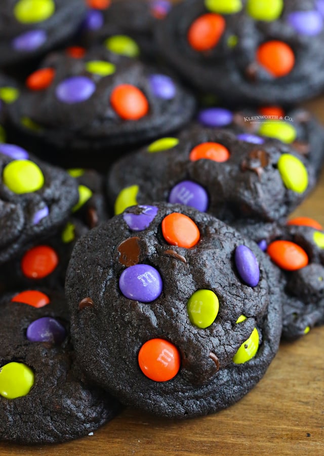 holiday halloween cookies with candy