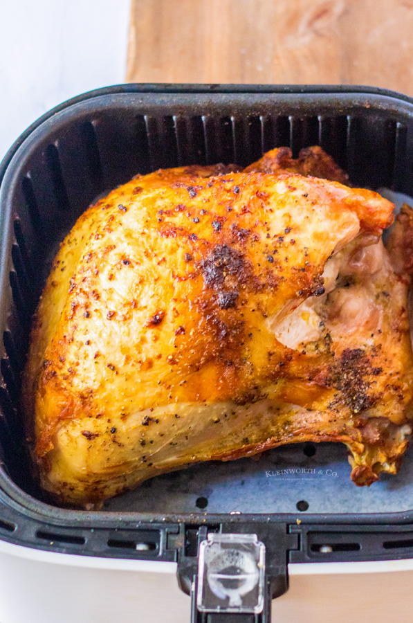 turkey cooked in the air fryer