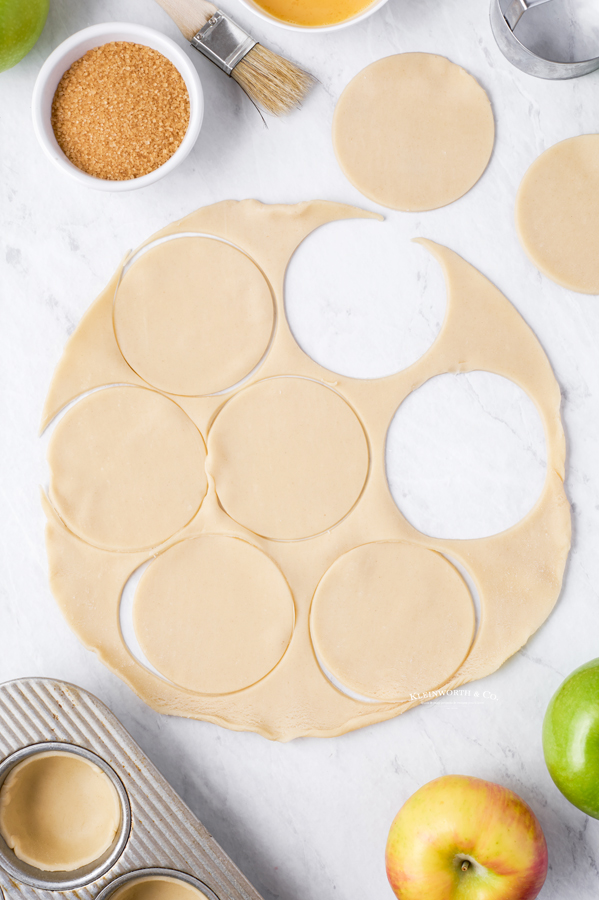 step 7 - rolling cutting dough