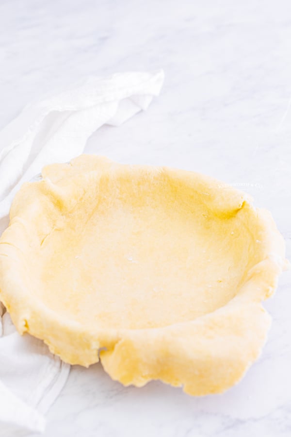 pie crust - in the pan