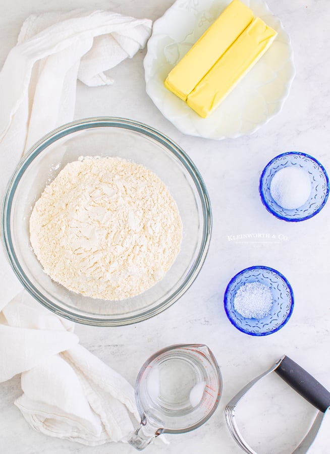 ingredients for pie crust