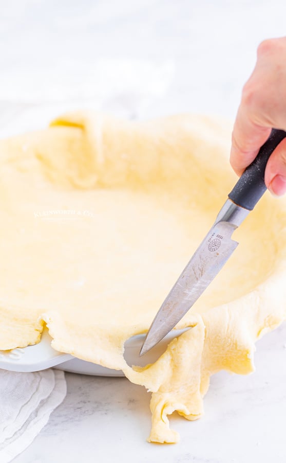 trimming the crust