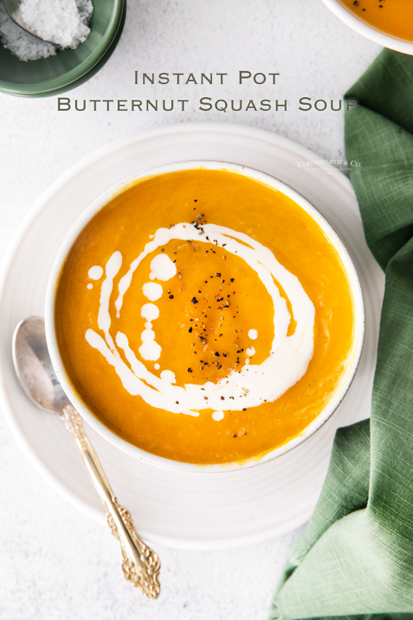 Instant Pot Butternut Squash Soup