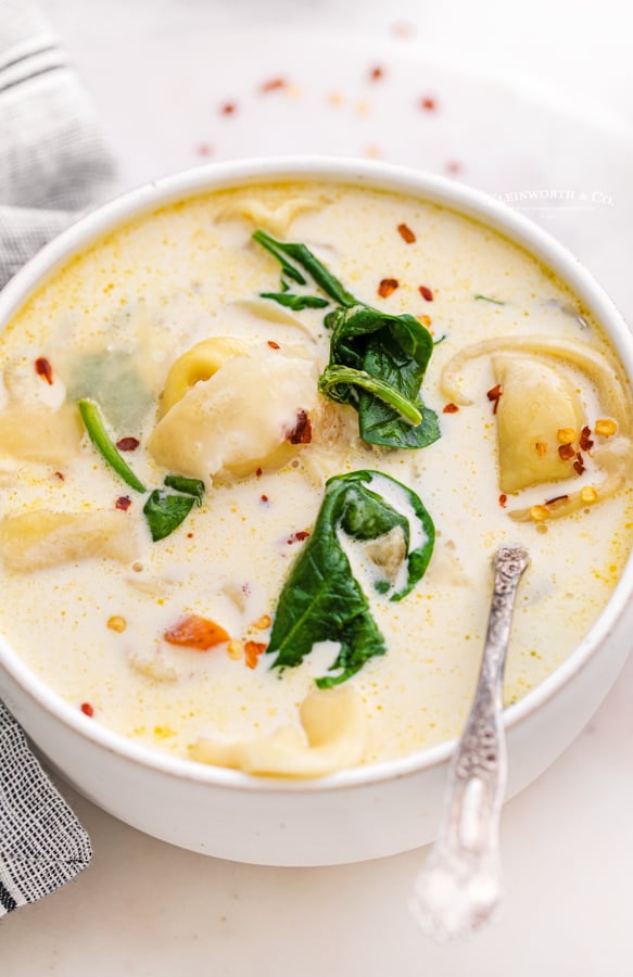 tortellini Florentine soup