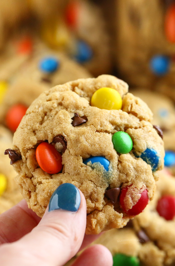 peanut butter monster cookies