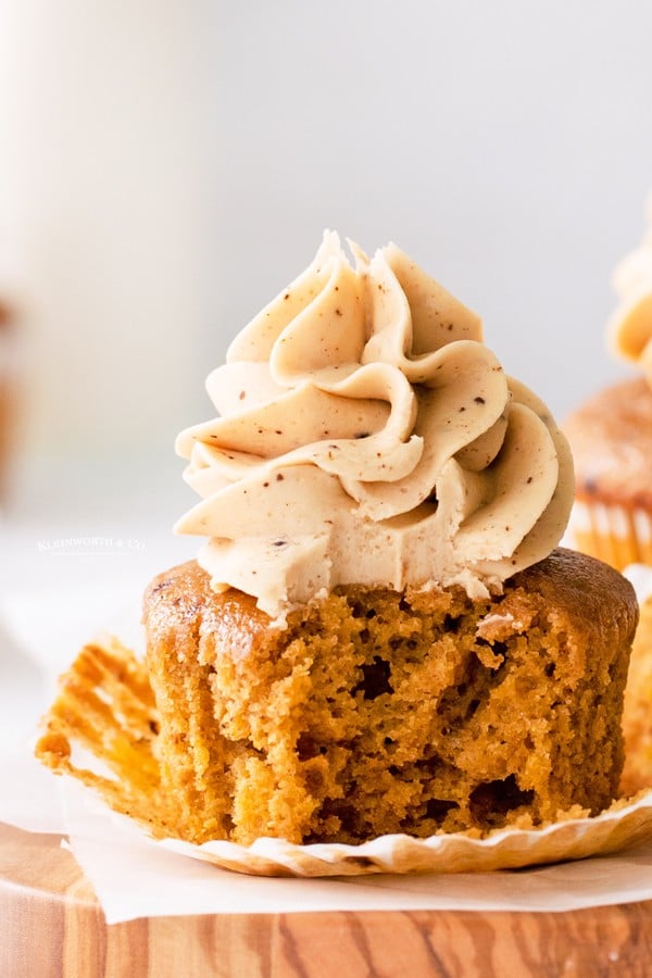 espresso pumpkin cupcakes