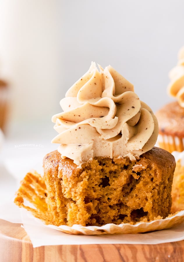 espresso pumpkin cupcakes