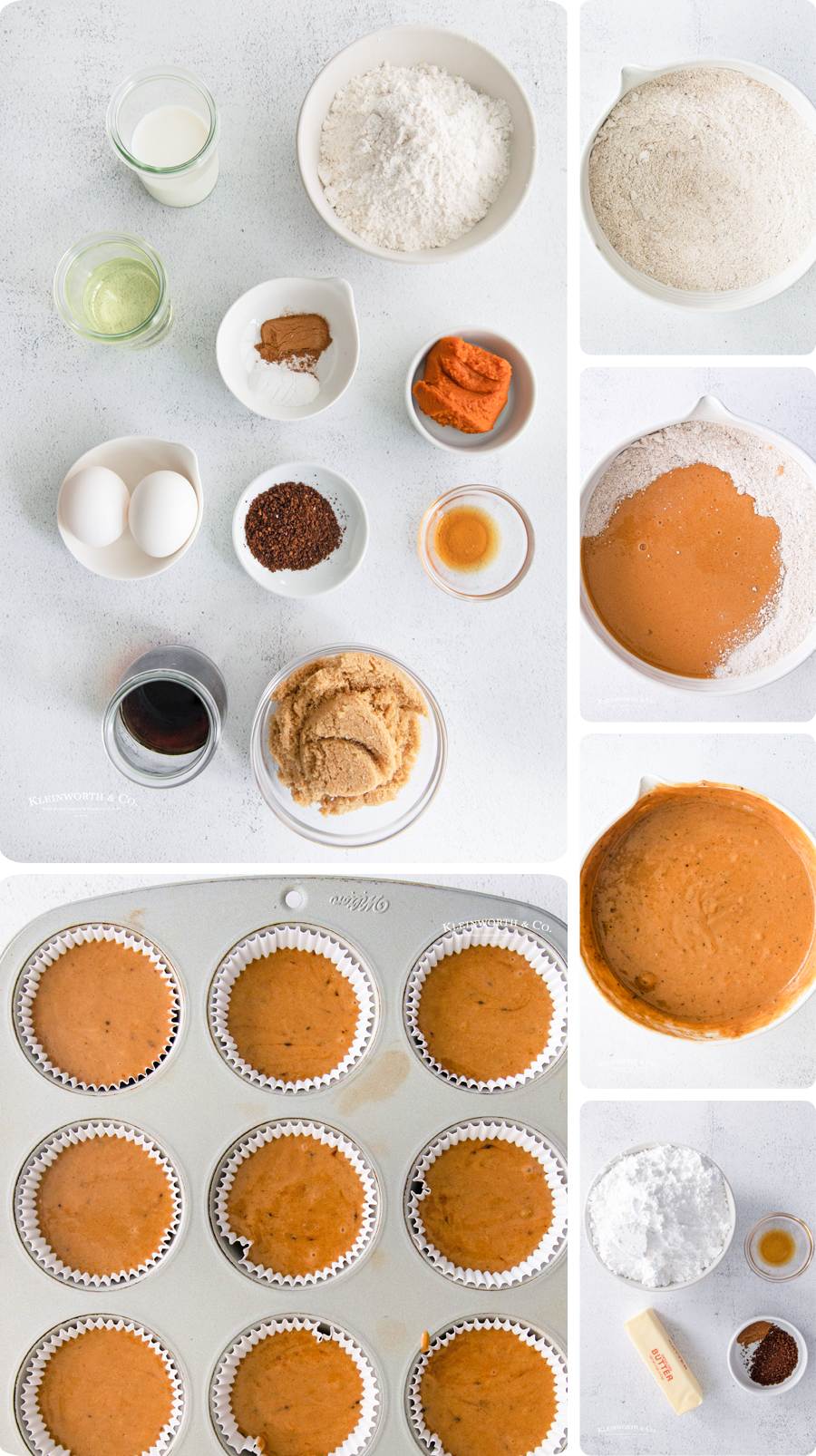 how to make Pumpkin Spice Cupcakes