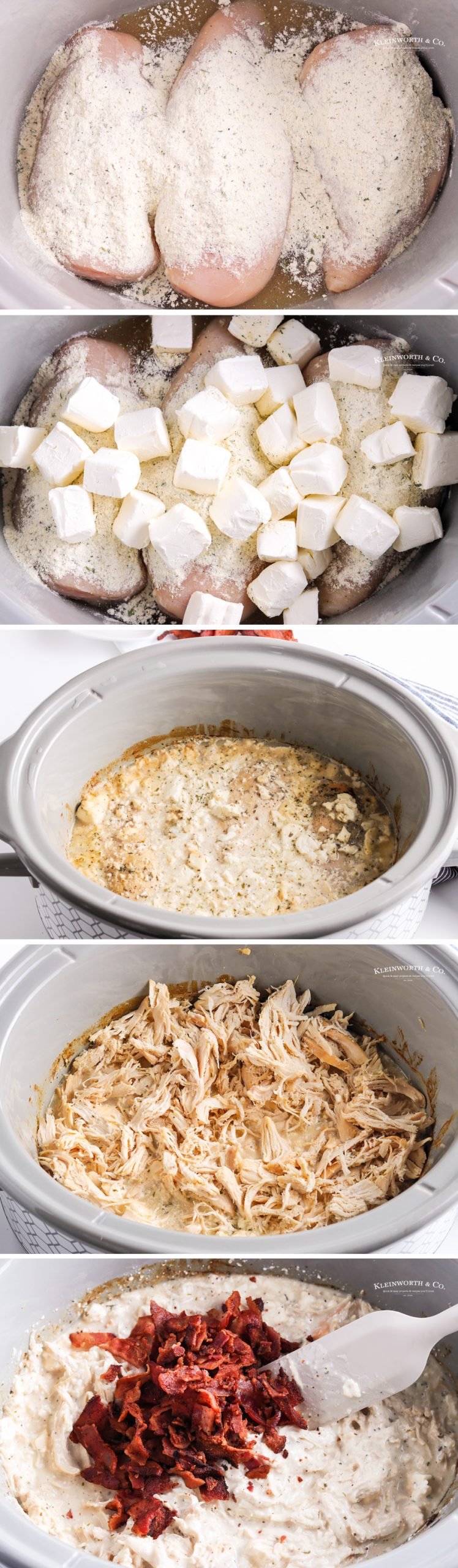 How to make Slow Cooker Crack Chicken
