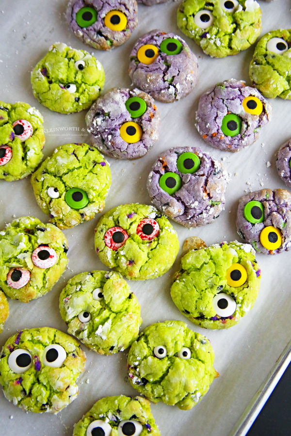 cake mix halloween cookies