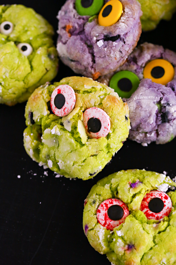 Green Halloween Cookies