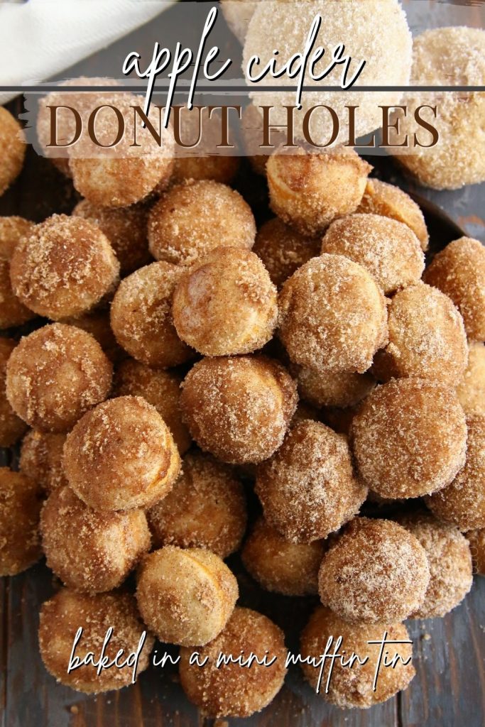 Apple Cider Donut Holes