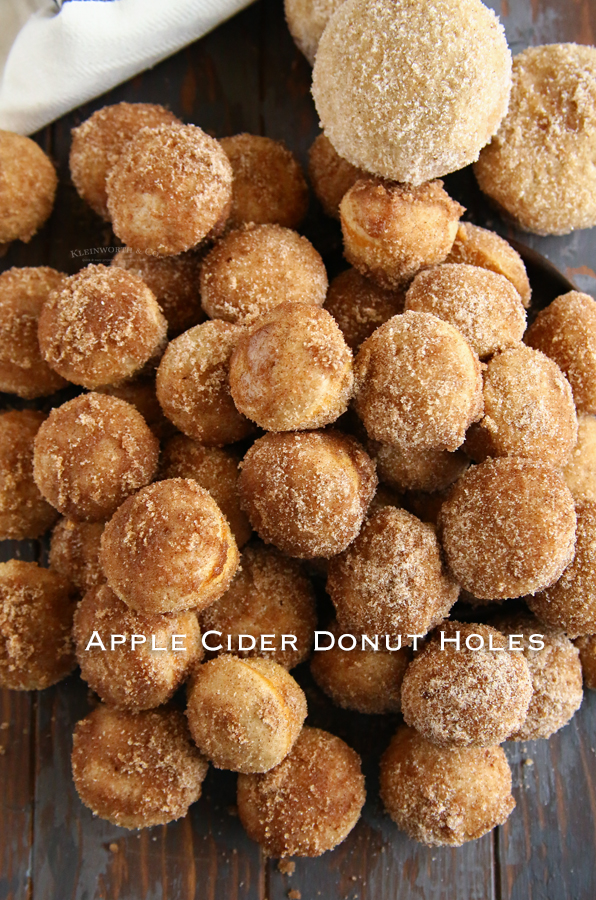 Apple Cider Donut Holes