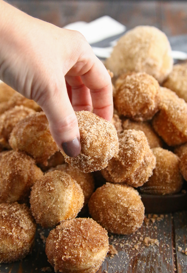 sugar coated mini muffins