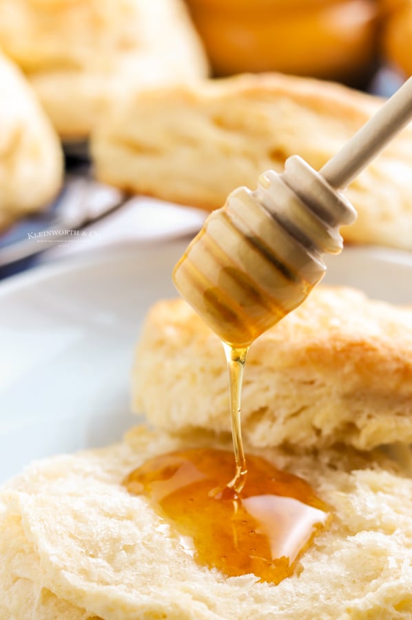 Biscuits with honey