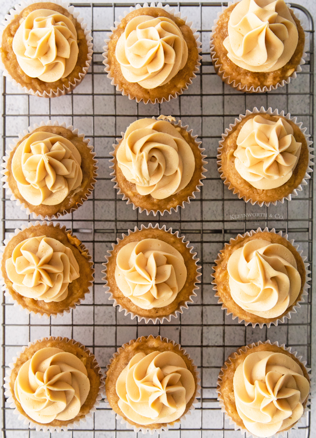 Decorated Apple Cupcakes