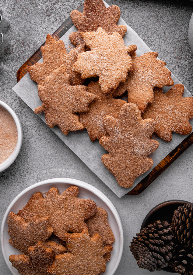 fall cookies with cinnamon