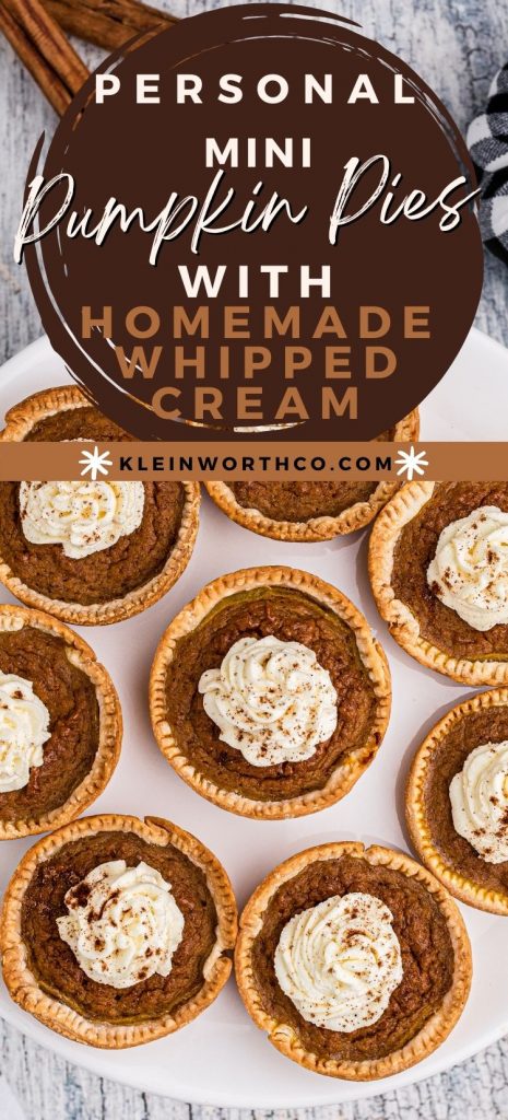 Mini Pumpkin Pies