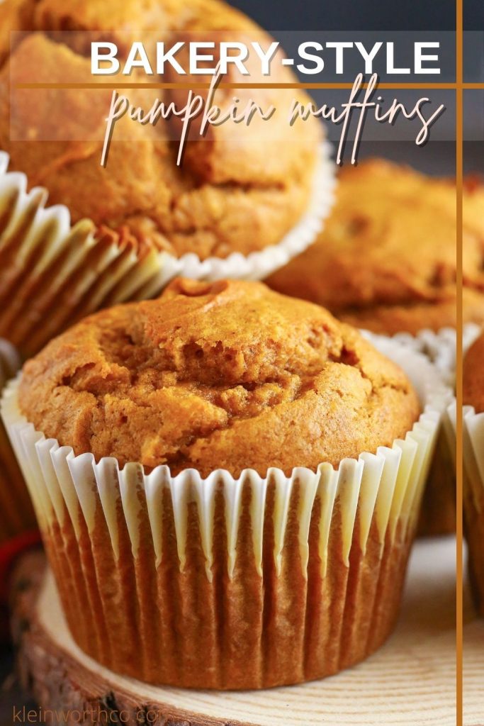 Bakery-Style Pumpkin Muffins Recipe