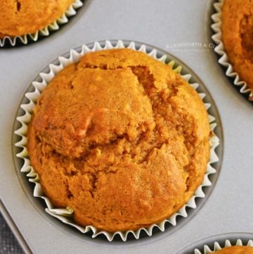Recipe for moist Pumpkin Muffins