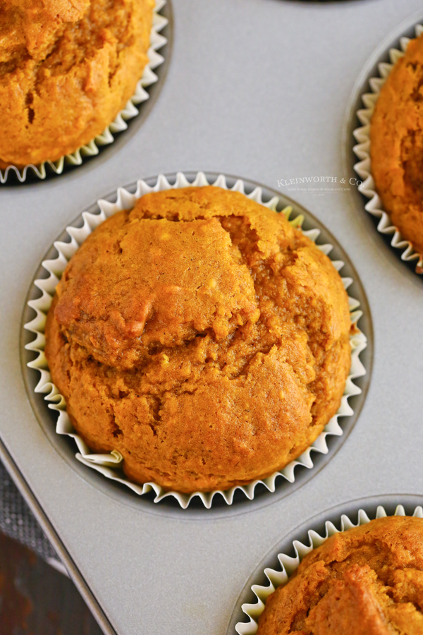 Recipe for moist Pumpkin Muffins