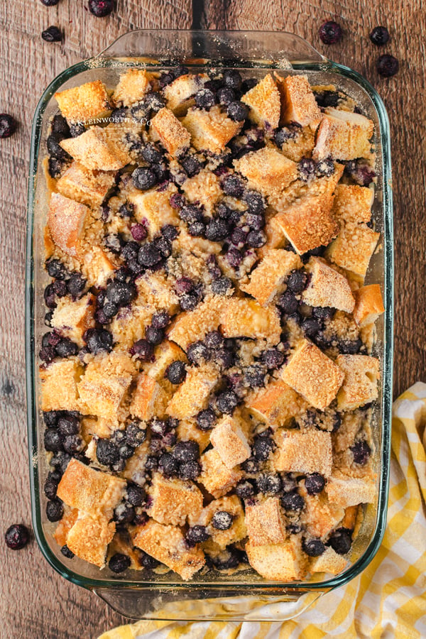 Blueberry French Toast Casserole