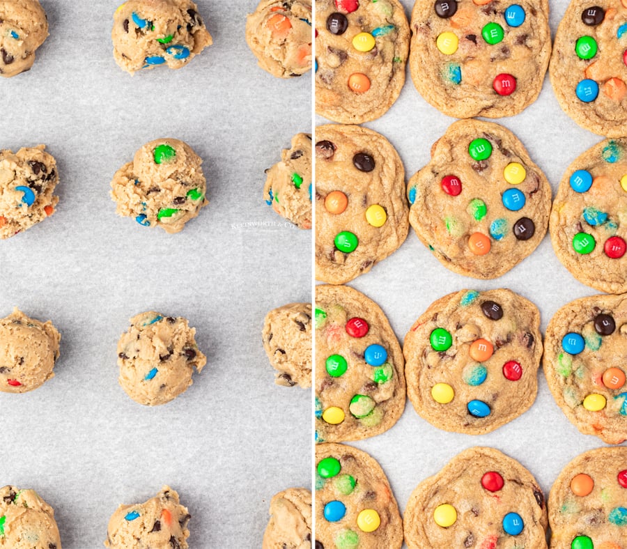 how to make M&M Cookies 10-11