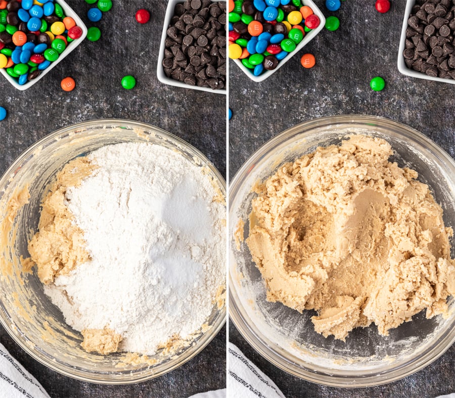 how to make M&M Cookies 5-6