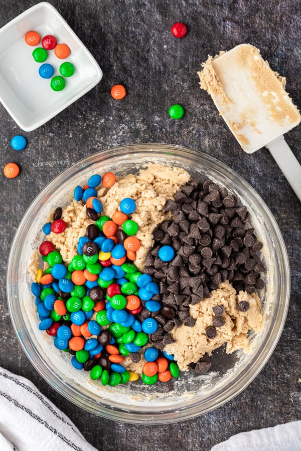 how to make M&M Cookies 7