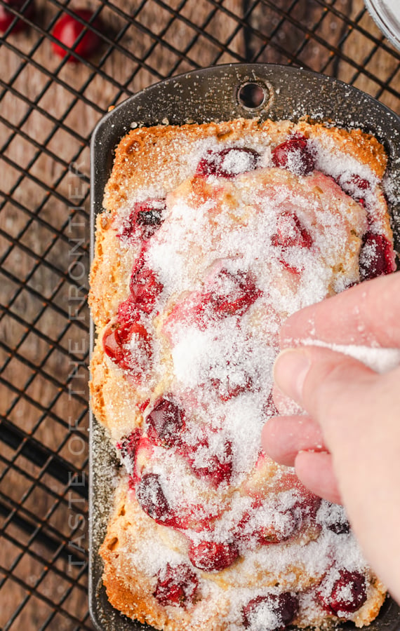 adding sugar - Cranberry Bread