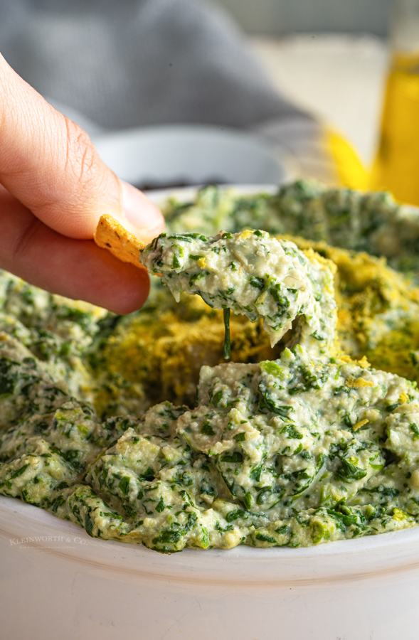 recipe for Vegan Spinach Artichoke Dip