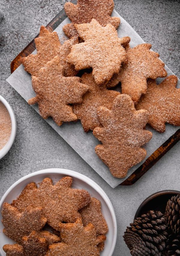 fall cookies with cinnamon