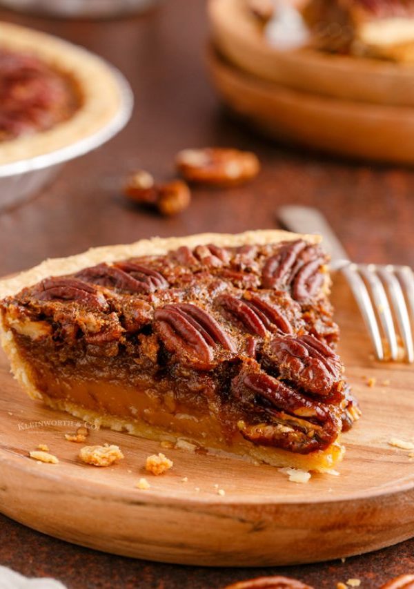 dessert with pecans