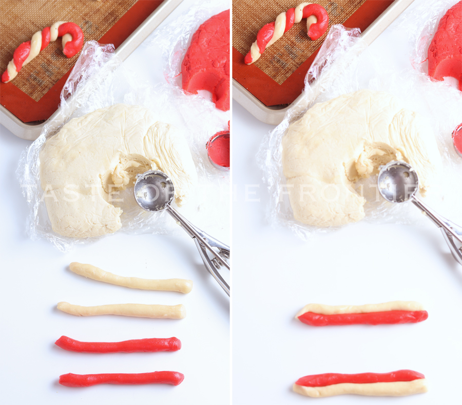 How to Twist Candy Cane Cookies