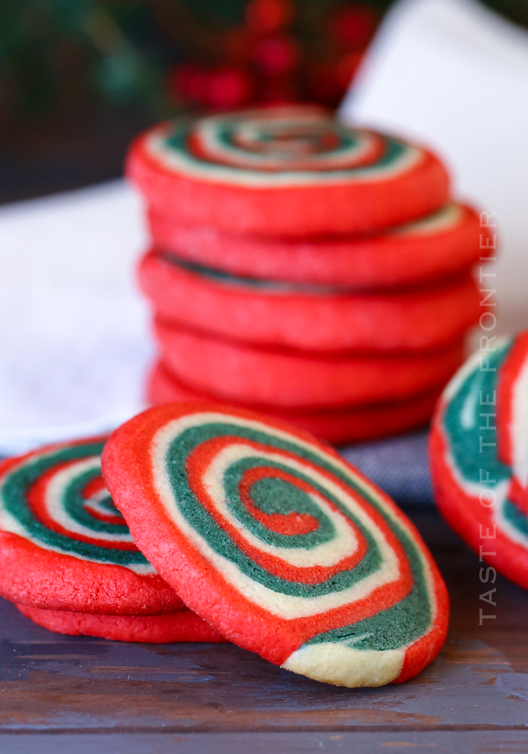 Christmas Pinwheel Cookies