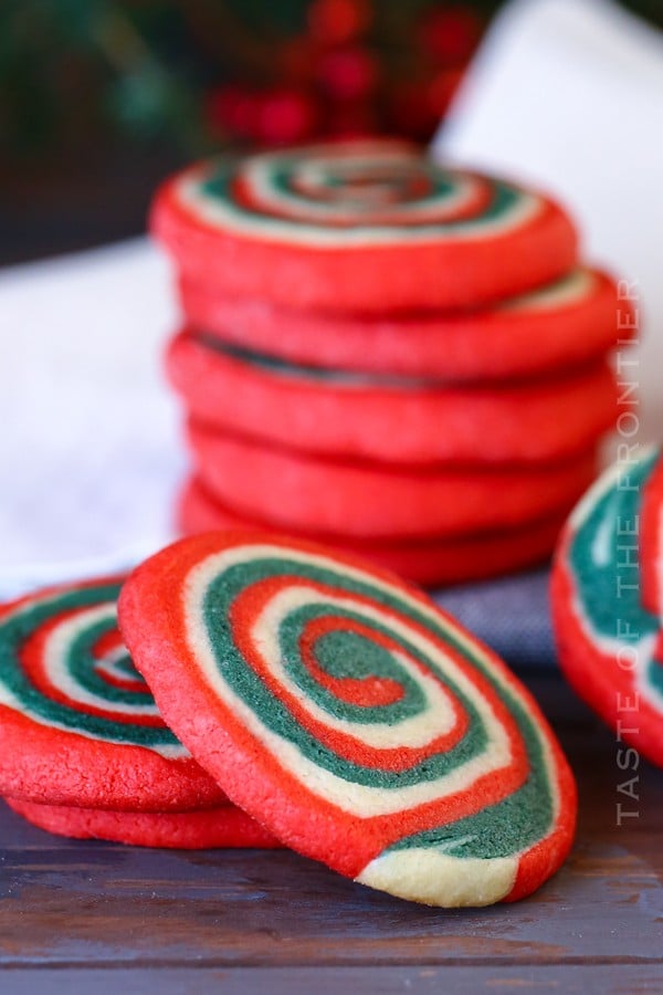 Christmas Pinwheel Cookies