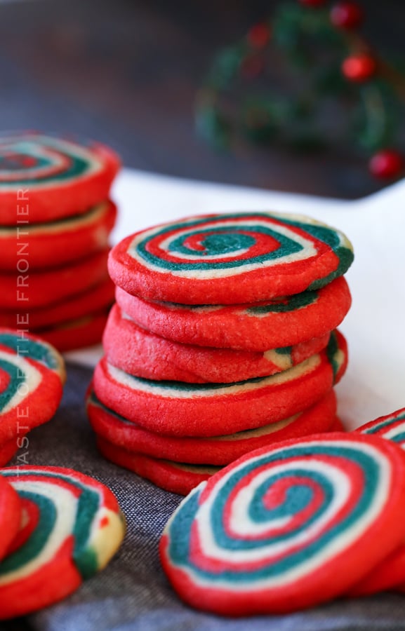Pinwheel Sugar Cookies - Holiday