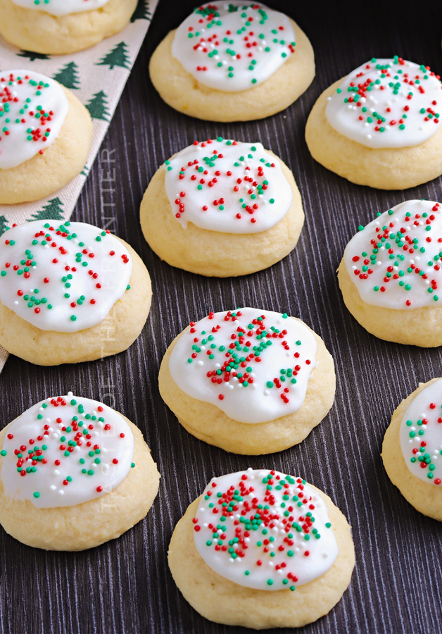 holiday sprinkles Italian cookies