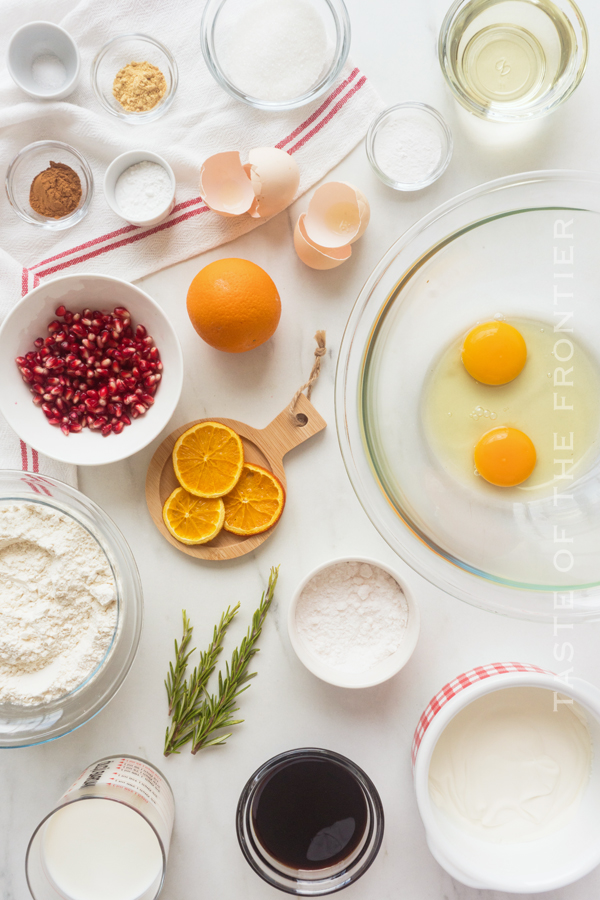 ingredients for Gingerbread Cake