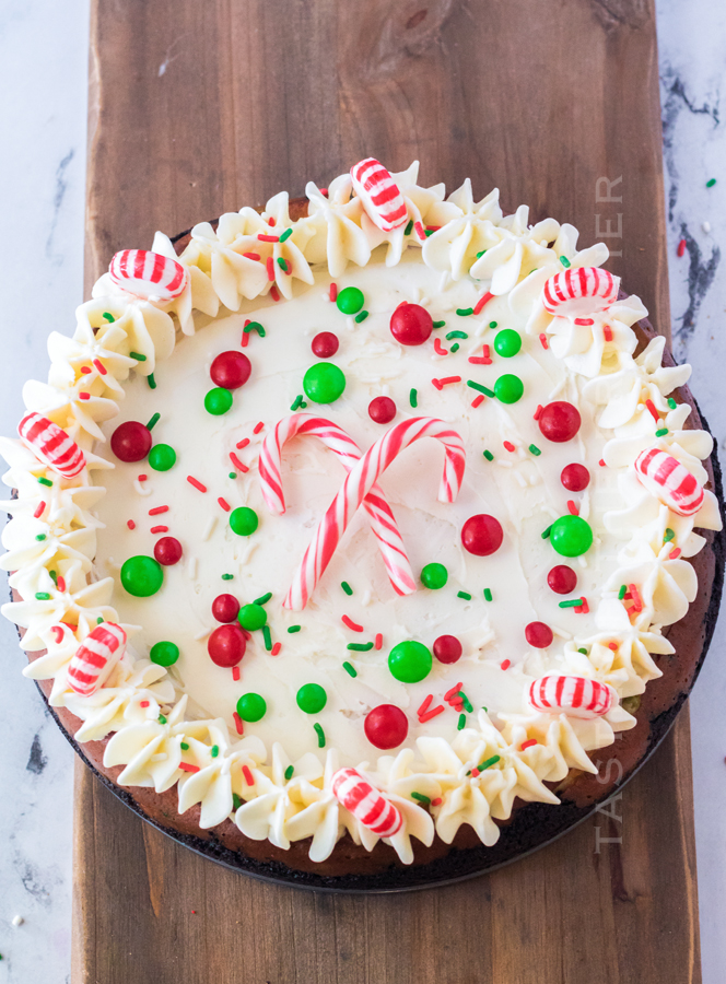 festive cheesecake