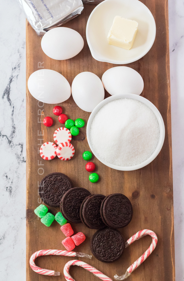 ingredients for Christmas Cheesecake