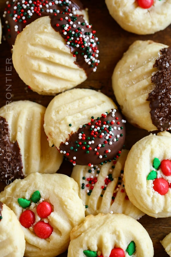 Whipped Shortbread Cookies