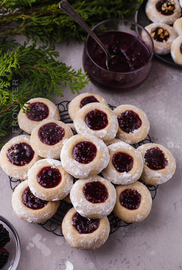 blackberry Thumbprint Cookies