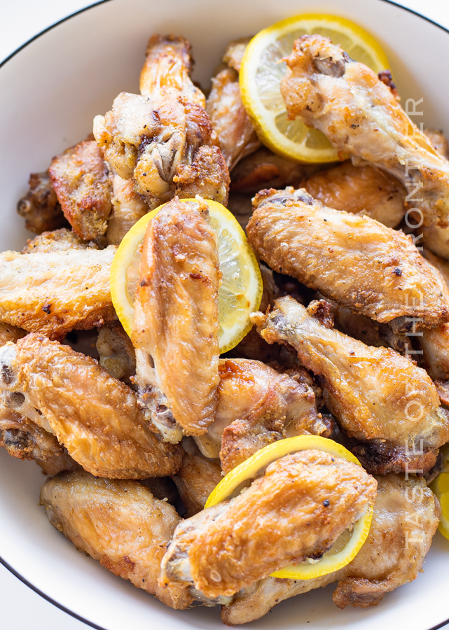 game day wings lemon pepper